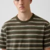 Camiseta corta de peso pesado para adultos