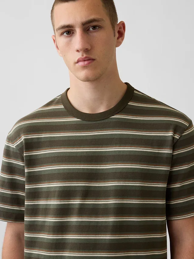 Camiseta corta de peso pesado para adultos
