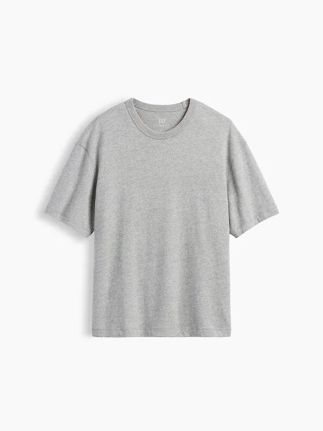 Camiseta corta de peso pesado para adultos