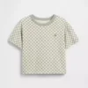 Camiseta cuadrada a cuadros para bebés y niños pequeños