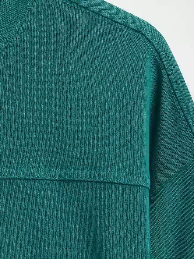 Camiseta de algodón de peso pesado con costuras para niños