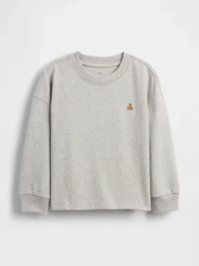 Camiseta de algodón gruesa para bebés y niños pequeños