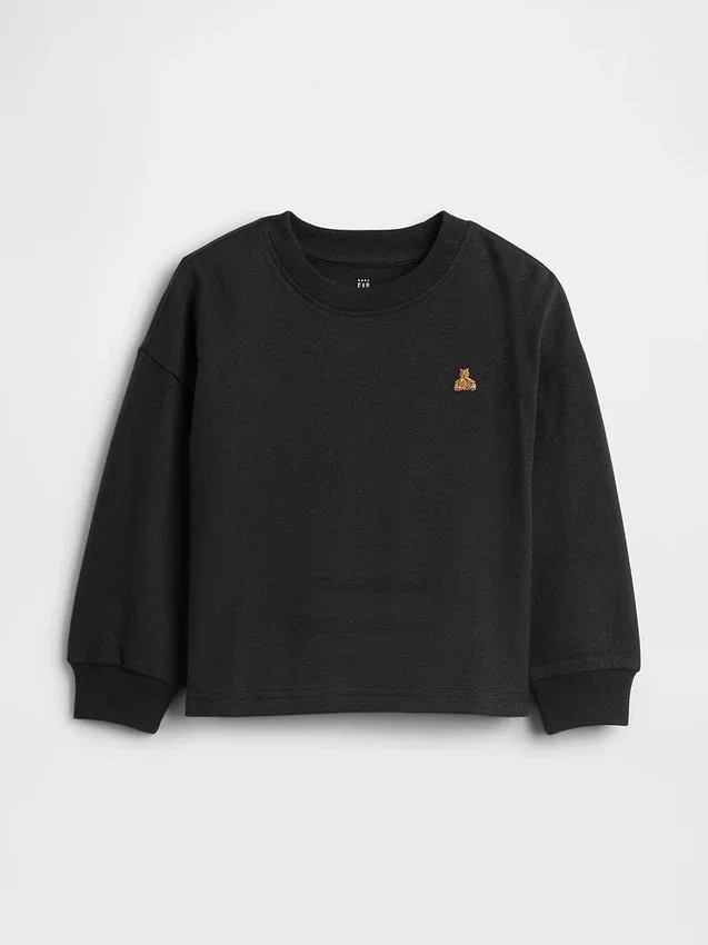 Camiseta de algodón gruesa para bebés y niños pequeños