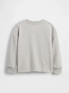 Camiseta de algodón gruesa para bebés y niños pequeños