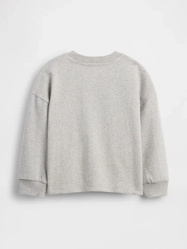 Camiseta de algodón gruesa para bebés y niños pequeños