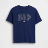 Camiseta de algodón grueso con corte holgado y Gap Logo para niños