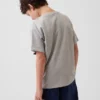 Camiseta de algodón grueso con corte holgado y Gap Logo para niños