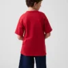 Camiseta de algodón grueso con corte holgado y Gap Logo para niños