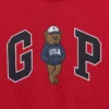 Camiseta de algodón grueso con corte holgado y Gap Logo para niños