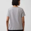 Camiseta de algodón orgánico Vintagesoft con cuello en V
