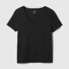 Camiseta de algodón orgánico Vintagesoft con cuello en V
