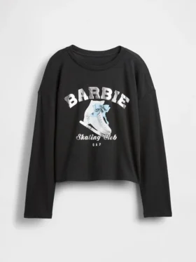 Camiseta de Barbie para niños con estampado gráfico de talla grande