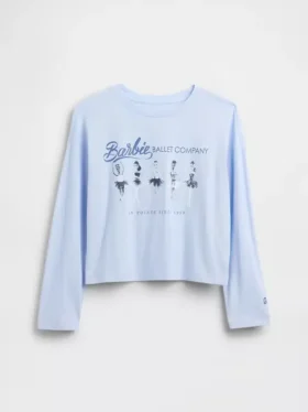 Camiseta de Barbie para niños con estampado gráfico de talla grande
