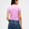 Camiseta de bebé con tejido tipo waffle