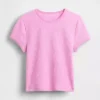 Camiseta de bebé con tejido tipo waffle