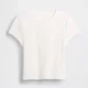 Camiseta de bebé con tejido tipo waffle
