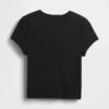 Camiseta de bebé con tejido tipo waffle