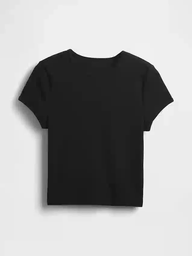 Camiseta de bebé con tejido tipo waffle