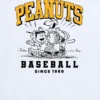 Camiseta de béisbol de pantalones cortos de Peanuts para niños pequeños