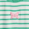 Camiseta de canalé bordada para bebés y niños pequeños