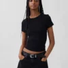 Camiseta de canalé moderna