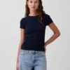 Camiseta de canalé moderna