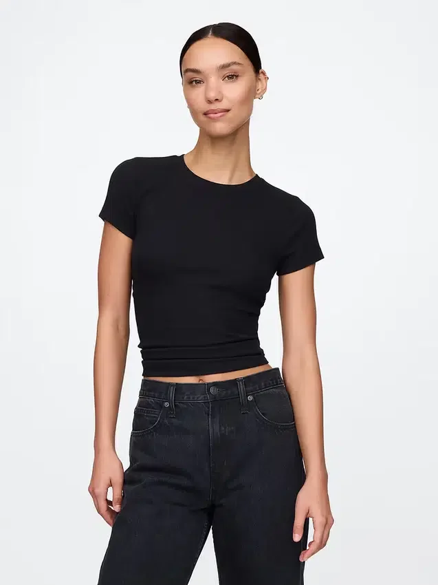 Camiseta de canalé moderna