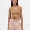 Camiseta de canalé moderna