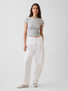 Camiseta de canalé moderna
