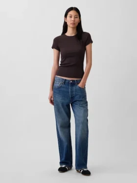 Camiseta de canalé moderna