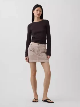 Camiseta de canalé moderna