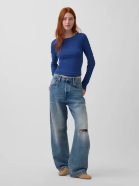 Camiseta de canalé moderna