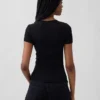 Camiseta de canalé moderna