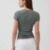 Camiseta de canalé moderna
