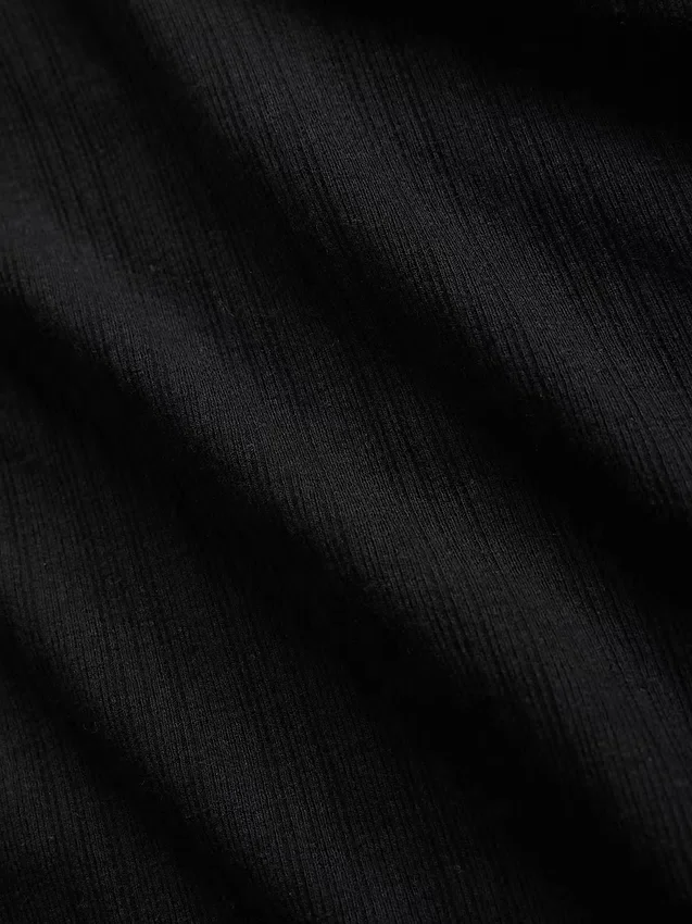 Camiseta de canalé moderna