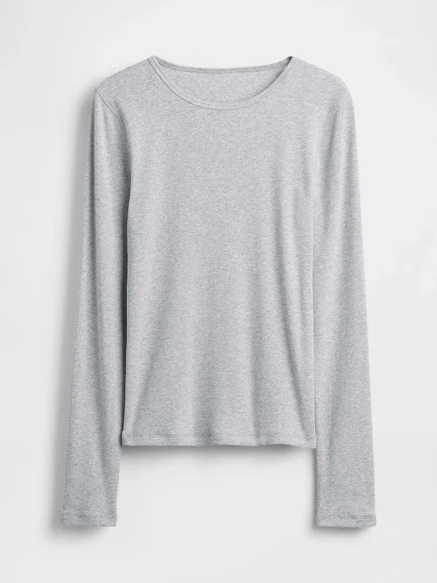 Camiseta de canalé moderna