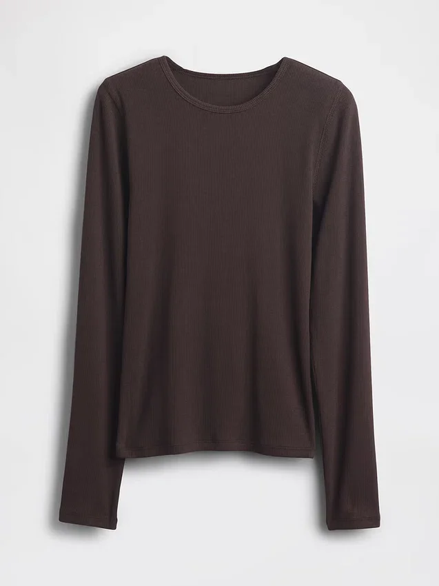 Camiseta de canalé moderna