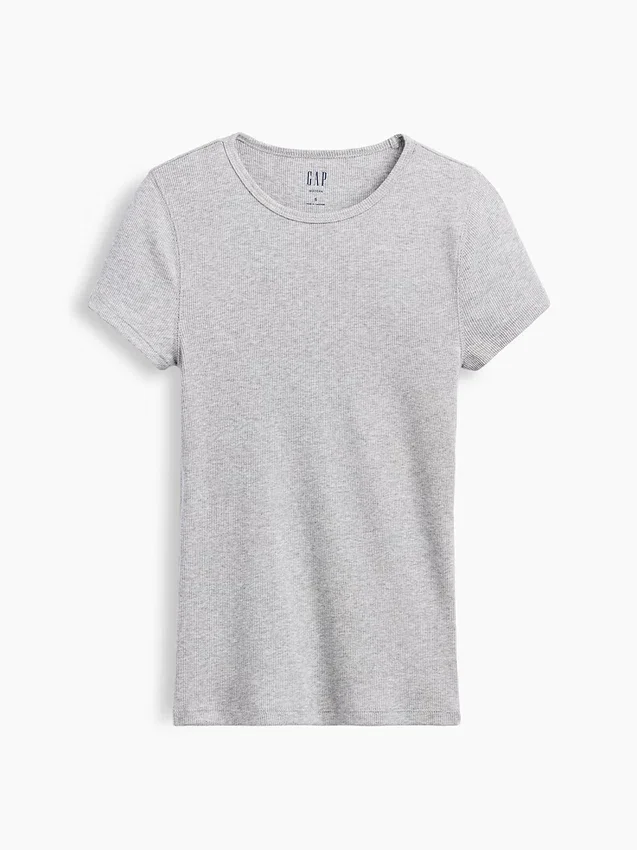 Camiseta de canalé moderna
