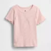 Camiseta de canalé para bebés y niños pequeños, combinable