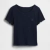 Camiseta de canalé para bebés y niños pequeños, combinable