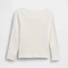 Camiseta de canalé para bebés y niños pequeños, combinable