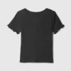 Camiseta de canalé para bebés y niños pequeños, combinable