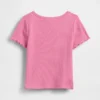 Camiseta de canalé para bebés y niños pequeños, combinable