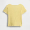 Camiseta de canalé para bebés y niños pequeños, combinable