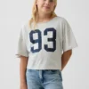 Camiseta de cuello ancho oversize para niños