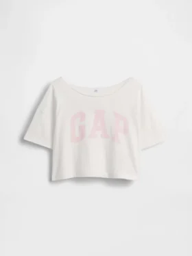 Camiseta de cuello ancho oversize para niños
