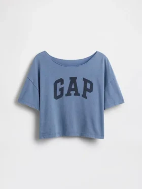 Camiseta de cuello ancho oversize para niños