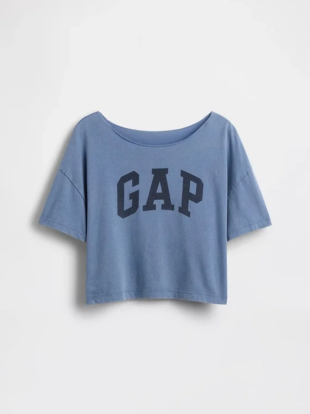 Camiseta de cuello ancho oversize para niños