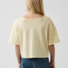 Camiseta de cuello ancho oversize para niños