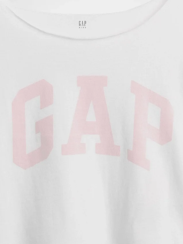Camiseta de cuello ancho oversize para niños